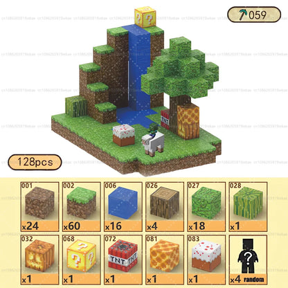 Magnetische Bausteine ​​Mine World Magnetwürfel-Set für Jungen und Mädchen, Kinder ab 3 Jahren, DIY-Modell, Kinder, STEM, sensorisches Spielzeug, Geschenk 