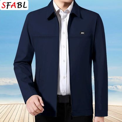 Loose Casual Business Men's Jacket Blazers for Men Formal Social Jacket Solid Color Luxury Office Dress Coat Spring Autumn New