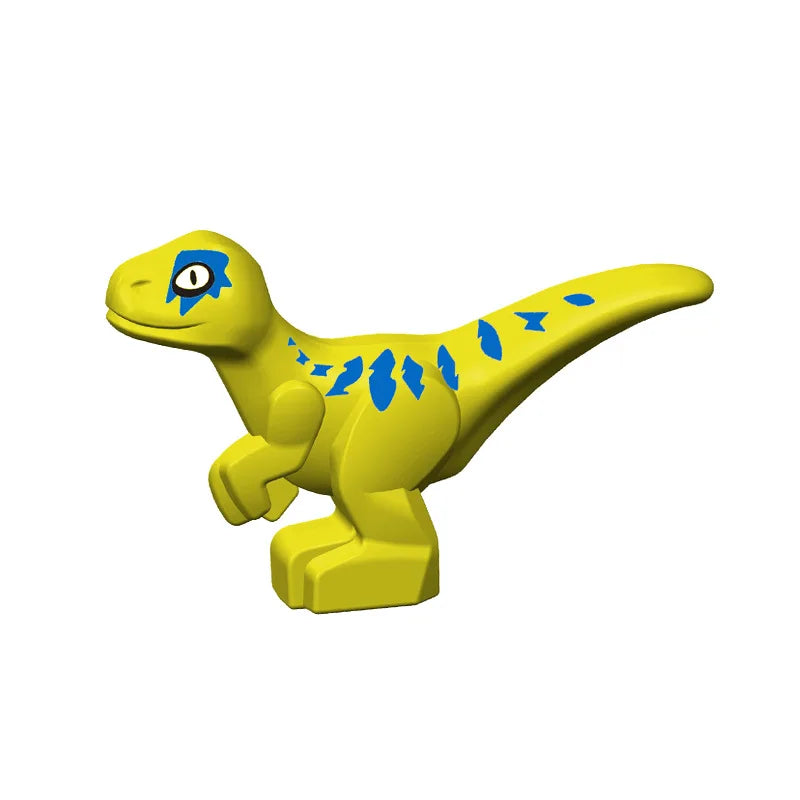 Dinosaur World Chase Tyrannosaurus Rex Spinosaurus StegosaurusColor Baby Building Blocks Accessories Toys for children gift