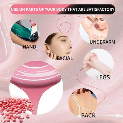 50/100g Brazilian Hard Waxing Wax Beans Fast Waxing Machine Hot Film Painless For Body Hairs Removal Beans Unisex Hair Removal