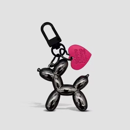 Y2K Balloon Dog Keychain Models for Girls Sweet Ins Style Balloon Dog Phone Chain Key Buckle Accessories Bag Pendant Toys New
