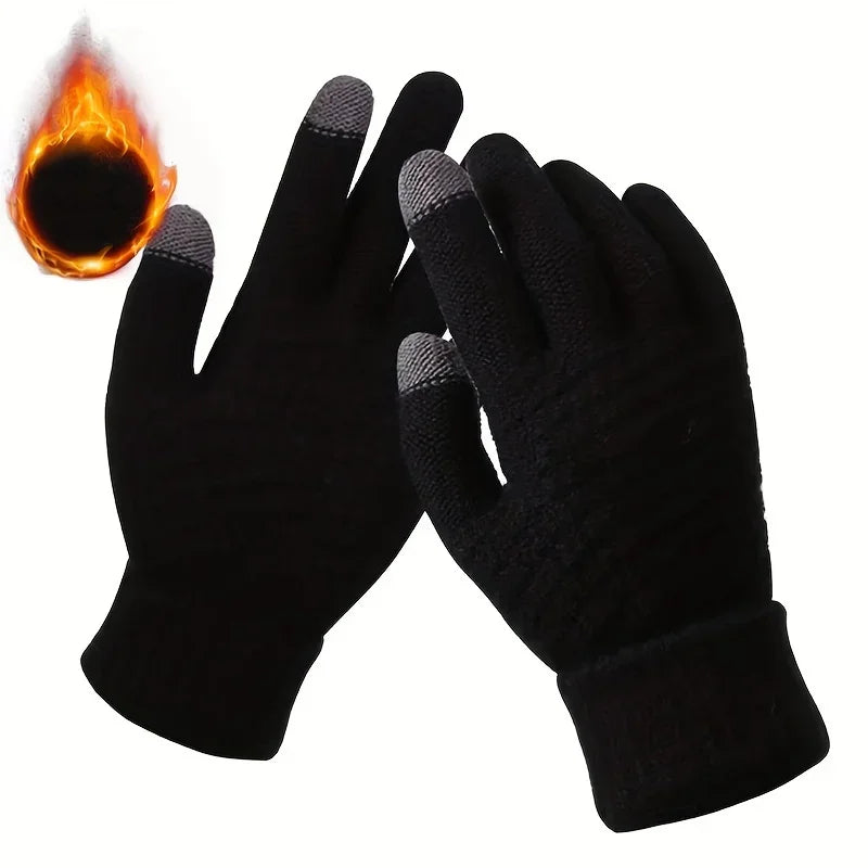 Winter New Outdoor Skiing Gloves with Mobile Phone Touch Screen Operation Men's and Women's Thick Warm Sports Gloves