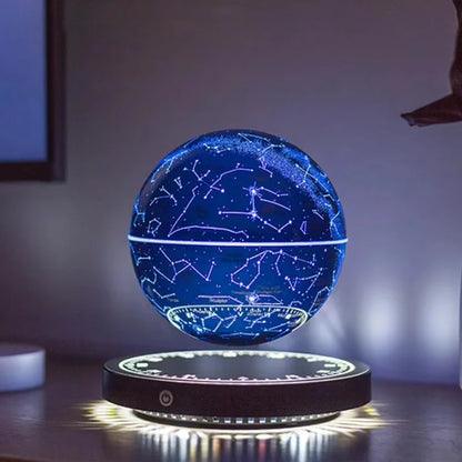 Levitating Lamp Magnetic Levitation Globe LED Earth Floating Lamp Rotating Globe Zodiac Bedside Lights Novelty Christmas Gifts