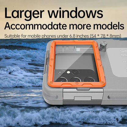 Newly Upgraded IP68 Standard 15M/50ft Diving/swimming Photography Professional Diving Waterproof Phone Case  Beach Accessories