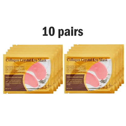 5/10/20/30 Pairs Gold Collagen Crystal Eye Mask skincare Eye Patches Firming Moisturizing Nourishing Eye Skin Care Products