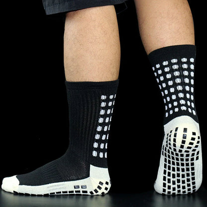 New Sports Anti Slip Soccer Socks Cotton Football Men Grip Socks calcetas antideslizantes de futbol