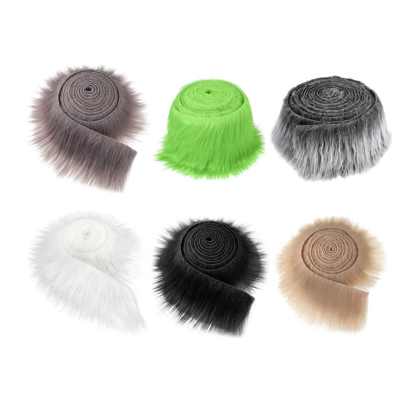 Faux Fur Fabric Costume Soft Artificial Fabric for Dwarf Decoration Clothing Gnomes Beard Hair Cosplay Costume Christmas Tree