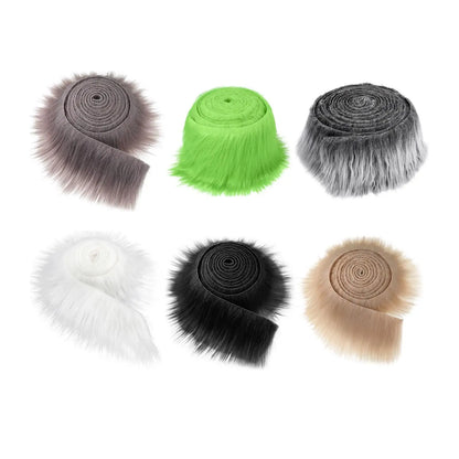 Faux Fur Fabric Costume Soft Artificial Fabric for Dwarf Decoration Clothing Gnomes Beard Hair Cosplay Costume Christmas Tree