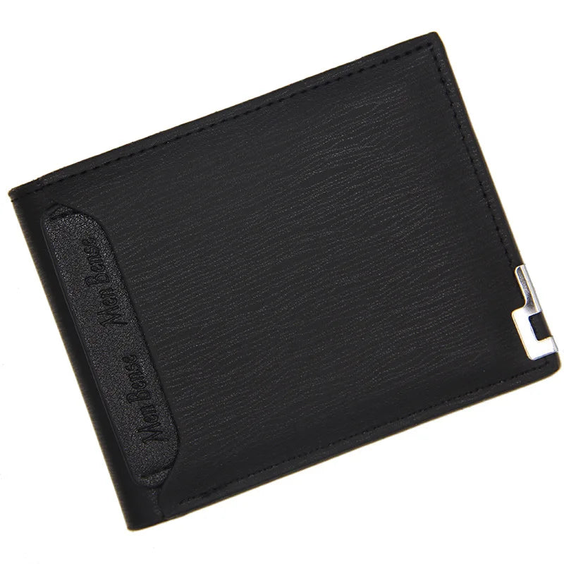 New Men's Wallet Short Multi-function Fashion Casual Draw Card Wallet Card Holders for Men Cardholder Bags with Free Shipping