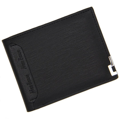 New Men's Wallet Short Multi-function Fashion Casual Draw Card Wallet Card Holders for Men Cardholder Bags with Free Shipping