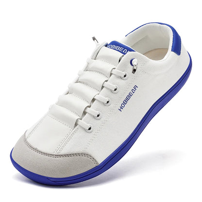 HOBIBEAR Womens Mens Barefoot Shoes | Zero Drop | Wide Toe Casual Canvas Sneakers Minimalist Walking Shoes