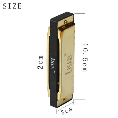 M MBAT 10 Holes 20 Tones Key G Blues Harmonica ABS Box Beginner Music Lover Woodwind Instrument High Quality Harmonica With Case