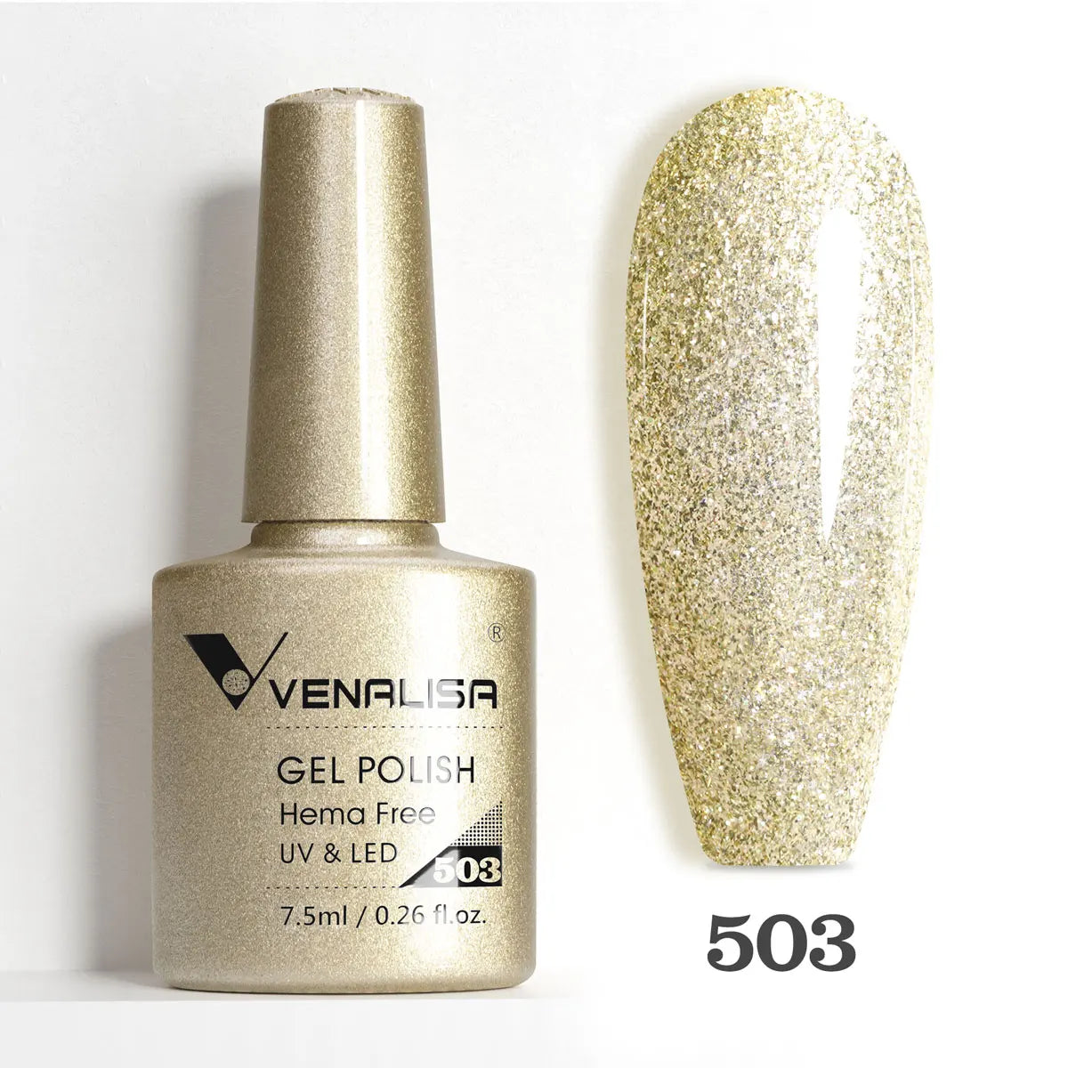 Venalisa HEMA TPO FREE Nail Gel Polish Glitter Gorgeous Full Coverage Soak Off UV LED French Nail Jelly Pink Nude Collection