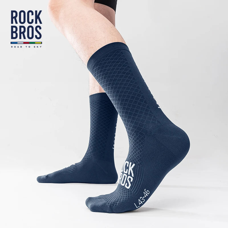 ROCKBROS ROAD TO SKY Sport Socks Breathable MTB Road Cycling Socks High Elastic Shock Absorbing A pair Bike Socks