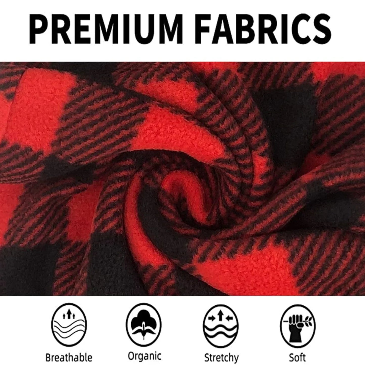 Pajama Pants for Women Fuzzy Pack Long Fleece Buffalo Plaid Pj Bottoms Soft Drawstring Lounge Sleepwear