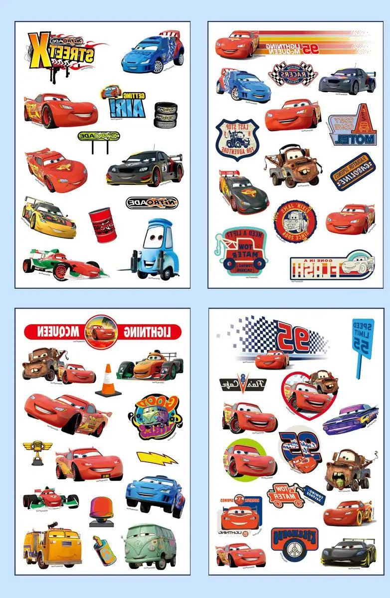 4Pcs/set Disney Avengers Tattoo Stickers Waterproof Original Princess Sofia Sticker Birthday Party Supplies Decoration Gifts