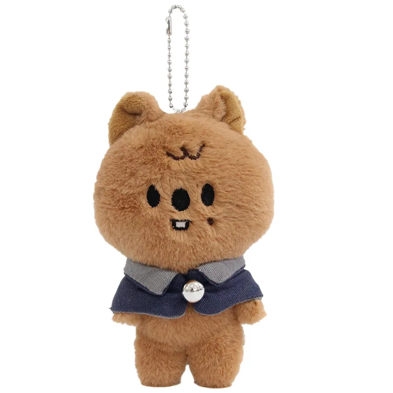 Skzoo 12cm Kpop Cartoon Stuffed Animal Plushies Stay Plush Doll Toys KawaiiJYP Adults KZ Fans Keychain Pendant Kid Gift