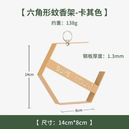 Outdoor Mosquito Coil Tray Camping Tools Tourist Hiking Mosquito Coil Holder Camping Supplies Hanging Mosquito Coil Holder