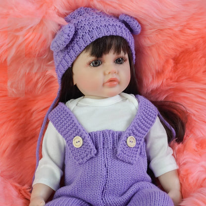 JOYORA Lifelike Reborn Dolls Realistic Full Silicone Baby Bebe Vinyl 50CM Newborn Girl Doll Princess Toddler Toy Gift