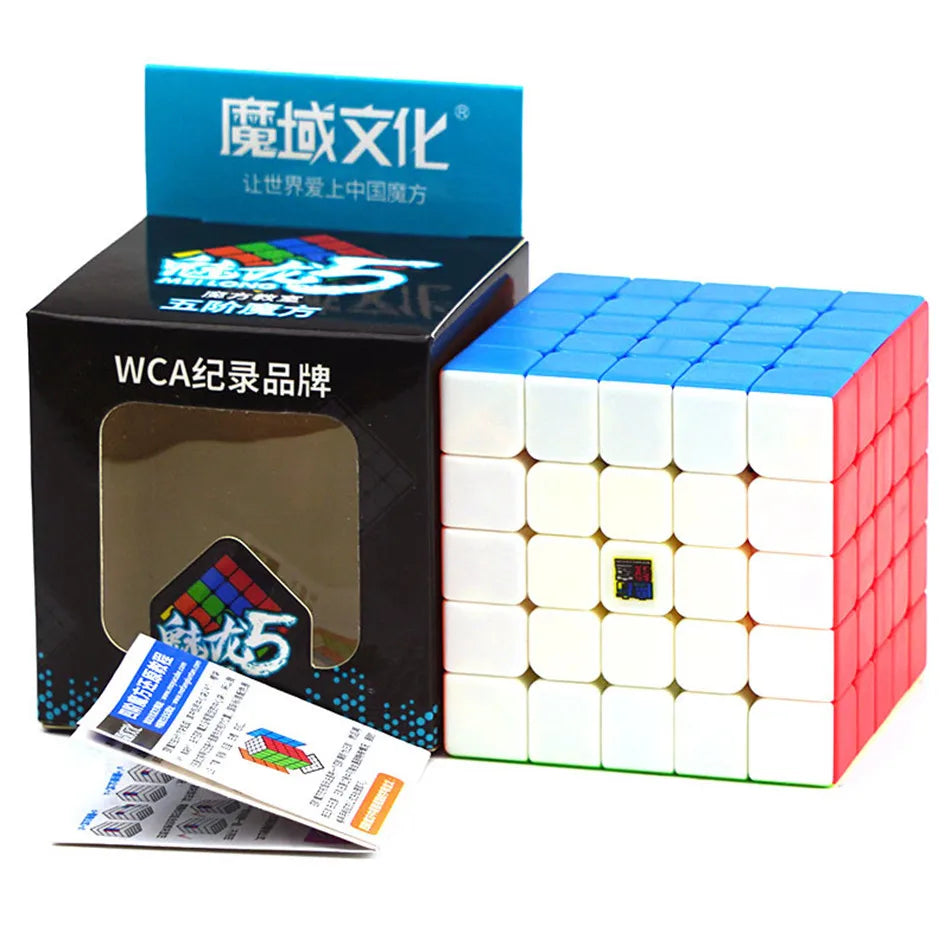 [ECube] Moyu Meilong 5X5 Stickerless Speed Cube Moyu Cubing Classroom 5X5X5 Magic Cube Professional Puzzle Toys for Children