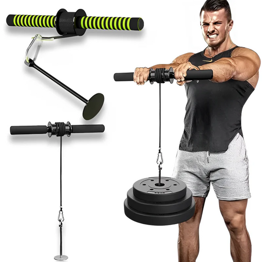 Wrist Forearm Blaster Arm Muscle Strength Trainer Exerciser Roller With Hand Grip Fitness Equipment Home Thousand Pound Stick