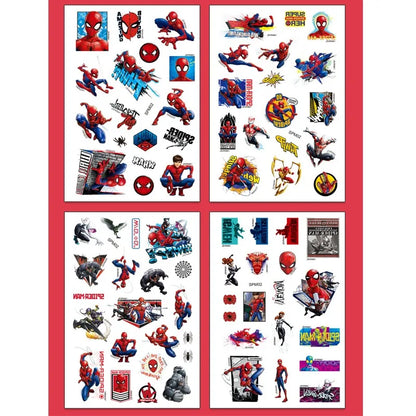 4Pcs/set Disney Avengers Tattoo Stickers Waterproof Original Princess Sofia Sticker Birthday Party Supplies Decoration Gifts