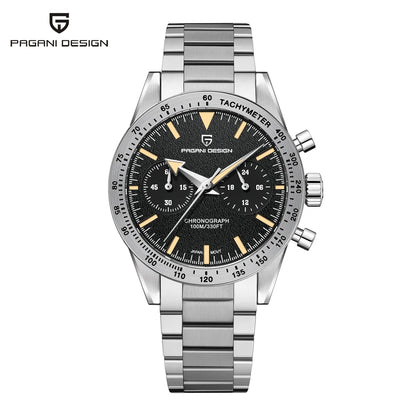 2025 New PAGANI DESIGN Retro Mens Watches Moon Quartz Watch For Men Speed Sports Chronograph AR Sapphire VK64 Clock Reloj Hombre