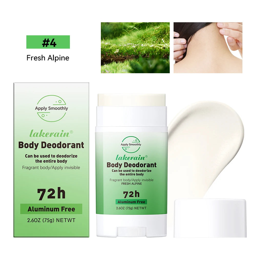 Long-term Fresh Fragrance Whole Body Deodorant Body Balm Deodorant For Men &Women To Remove Body Odor, 72 Hours Of Odor Control