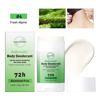Long-term Fresh Fragrance Whole Body Deodorant Body Balm Deodorant For Men &Women To Remove Body Odor, 72 Hours Of Odor Control