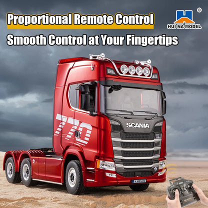 2025 New Product Huina 1501 Stanya Engineering Vehicle 19 Channel 2.4g Control Like Real Car Remote Control Model Gift