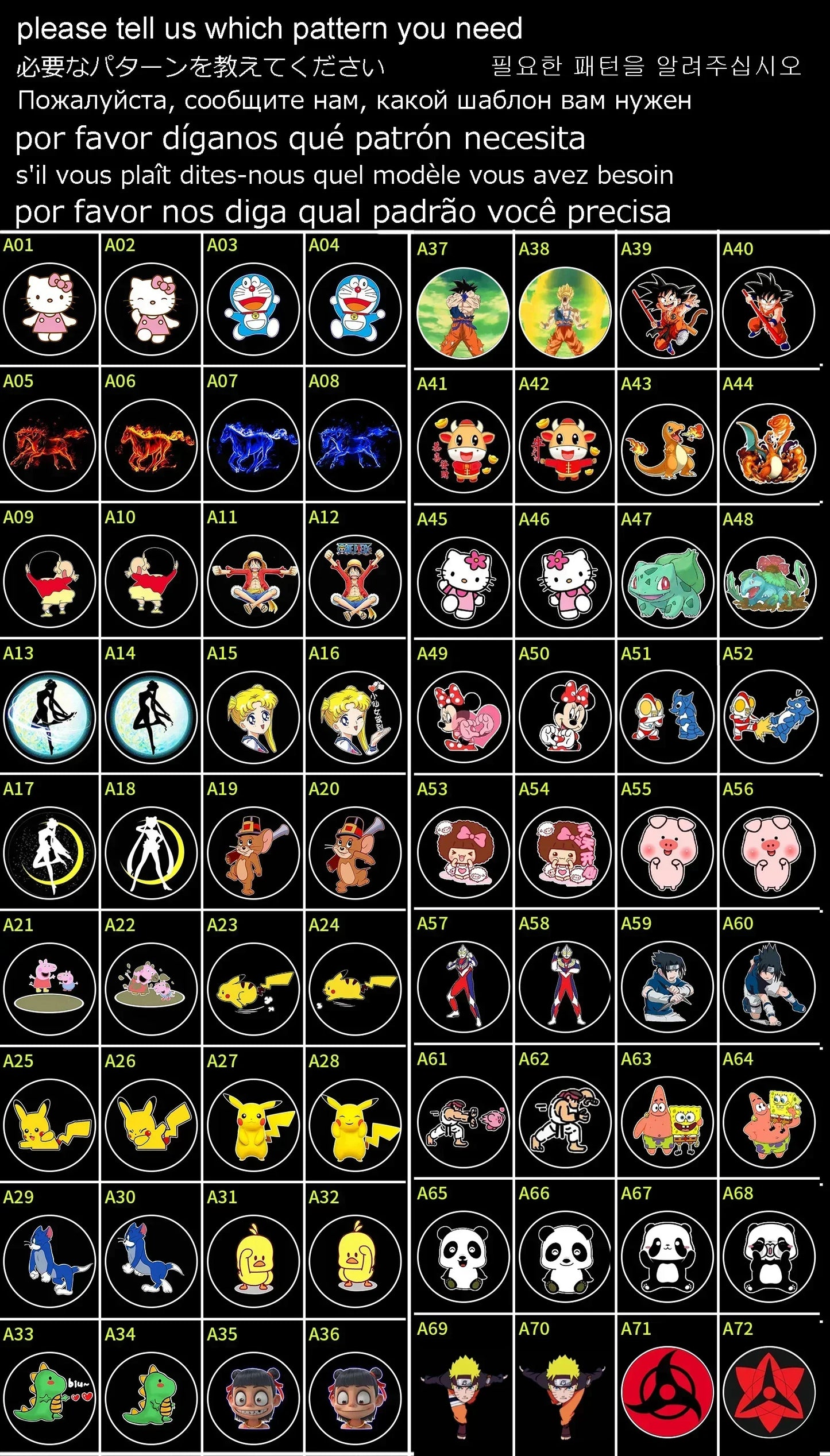 Novelty Cartoon Car Light Wireless Dynamic Projector LED Car Door Lamp Children Animetion Atmosphere Decor Light Warning Welcome