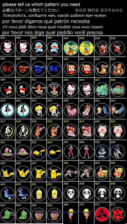 Novelty Cartoon Car Light Wireless Dynamic Projector LED Car Door Lamp Children Animetion Atmosphere Decor Light Warning Welcome