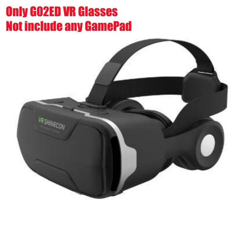 Blu-Ray Virtual Reality VR Glasses HD IMAX Huge Screen 3D Glasses Google Cardboard Box VR Helmet for Phone,Support Game Joystick