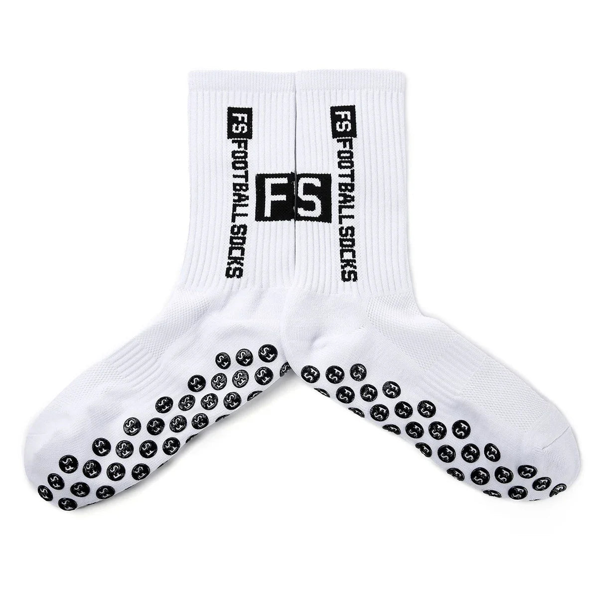 3 pairs New children and youth sports breathable soccer socks square silicone non-slip grip football socks