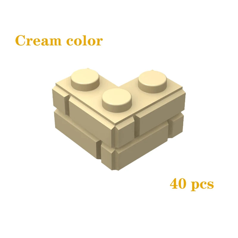 DIY Building Blocks Figures City MOC Thick Wall Bricks Educational Creative Toys for Children Size Compatible with All Brands