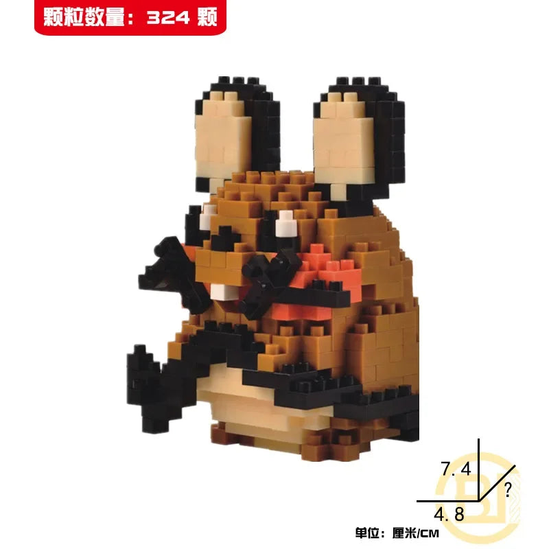 DIY Pokemon Blöcke Kleine Cartoon Mini Baustein Pikachu Charizard Eevee Mewtwo Anime Montieren Action Modell Puppen Spielzeug 