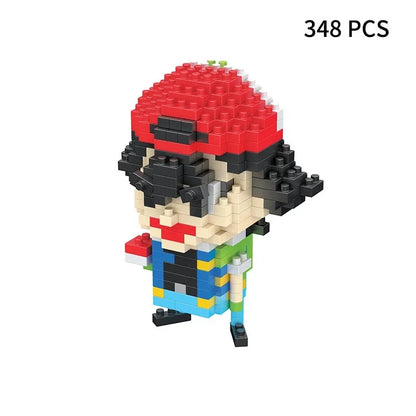 Building Blocks Assembly Anime Picachu Charizard Doll Blastoise Bulbasaur Gengar Bricks Figures Toy for Kid Gift hot