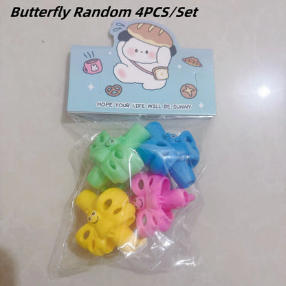 1/3pcs Children Writing Pencil Pan Holder Kids Learning Practise Silicone Pen Aid Grip Posture Correction Device for Students