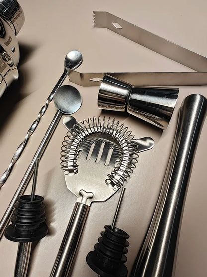 UPORS Stainless Steel Cocktail Shaker Mixer Wine Martini Boston Shaker For Bartender Drink Party Bar Tools 550ML/750ML