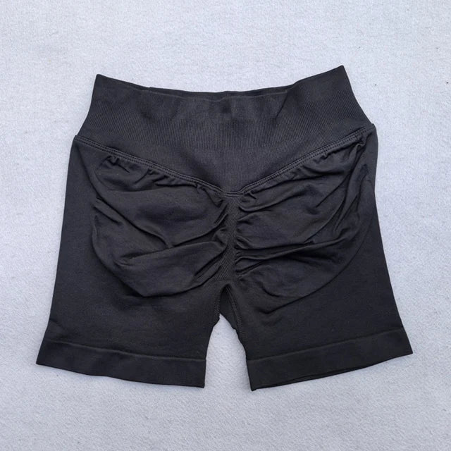 Shorts Women Seamless Yoga Shorts Scrunch Bum Gym Shorts Workout Low Waist Short Leggings Booty Stretch Running Shorts