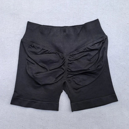 Shorts Women Seamless Yoga Shorts Scrunch Bum Gym Shorts Workout Low Waist Short Leggings Booty Stretch Running Shorts