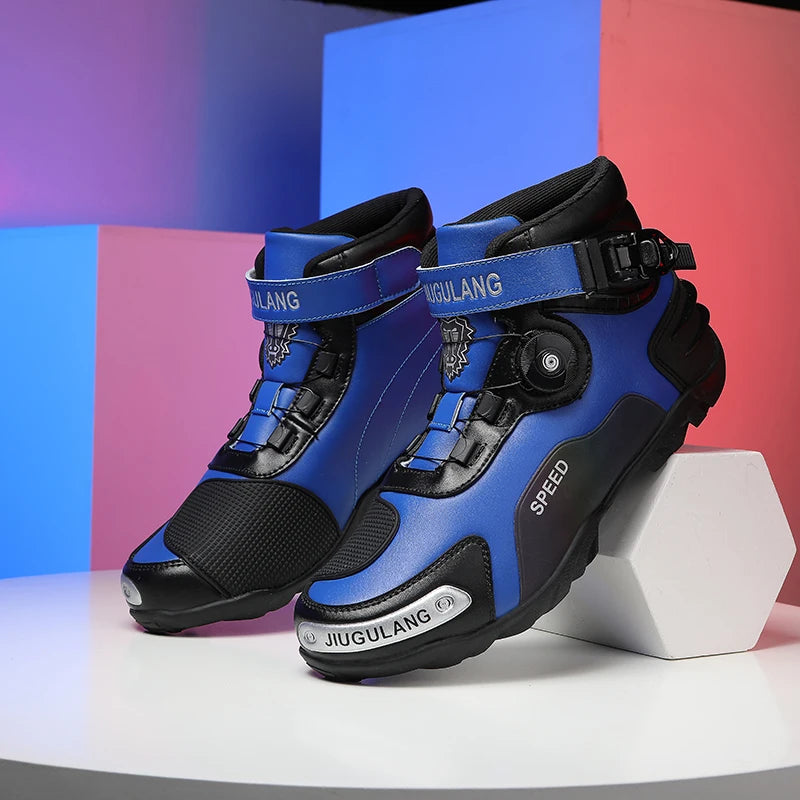 Motorcycle Cycling Shoes for Men 2025 New Knight Four Season Off-road Racing Short Boots Four Season Motorcycle Equipment