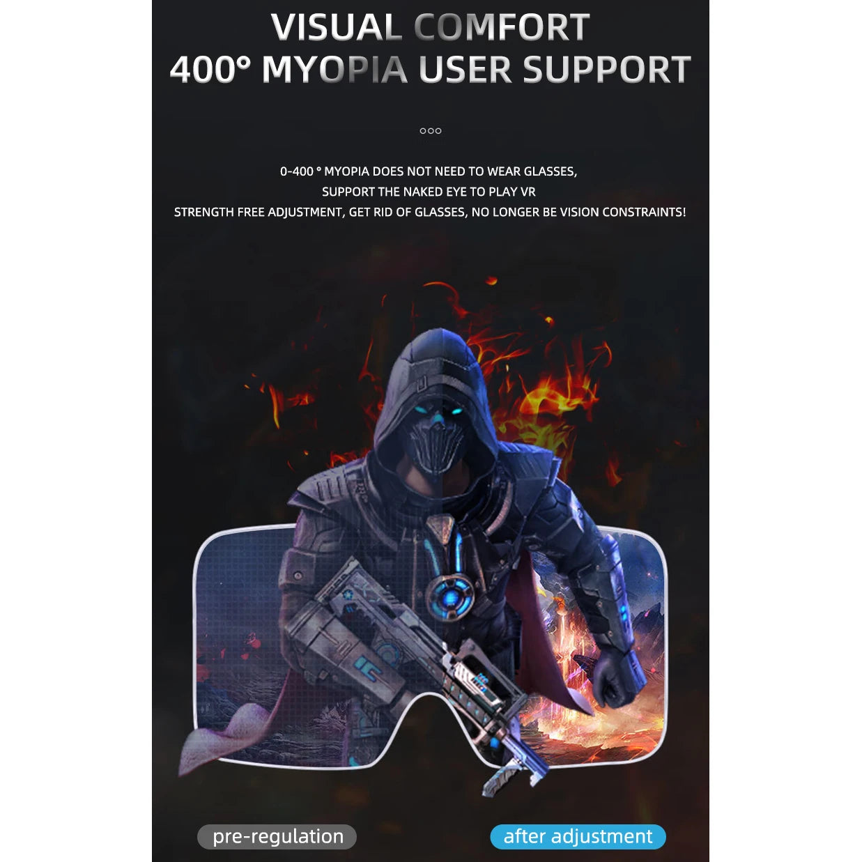 3D VR Glasses Smartphone Virtual Reality Goggles Helmet Headset Lenses Device Viar Smart Phone Cell Mobile Video Game Viewer Set