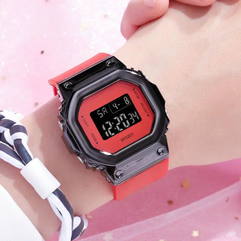 New Boys Girls Digital Luminous Fashion Sport For Watches Couple Gift