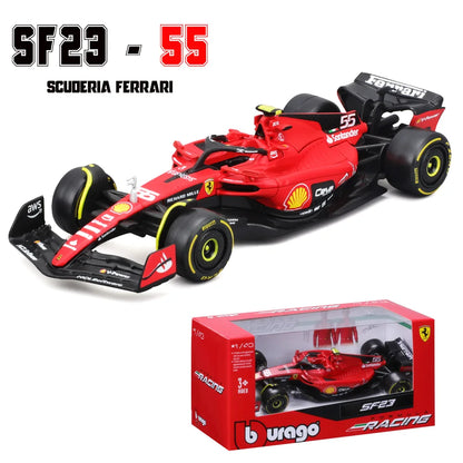 Bburago 1:43 2024 RB20 SF24 W14 W13 SF23 MCL60 RB19 RB18 W12 F1 Racing Formula Car Static Simulation Diecast Alloy Model Car