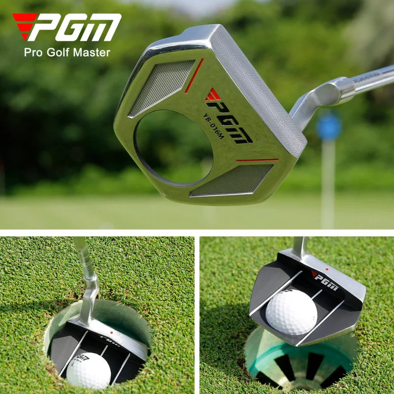 PGM Golf Clubs Men Putter Low Center of Gravity with Cover Aiming Line Putters TUG034