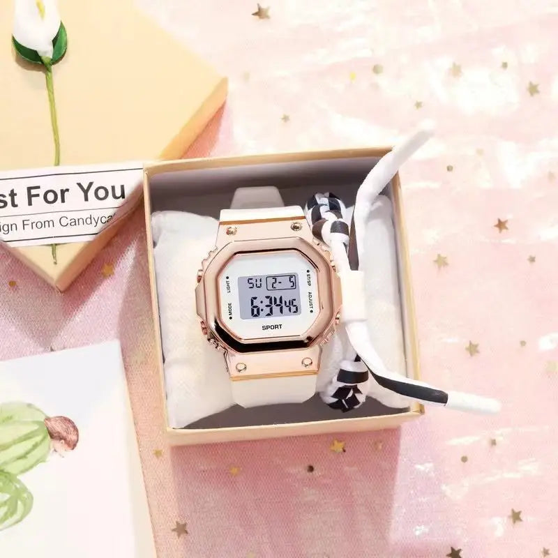 New Boys Girls Digital Luminous Fashion Sport For Watches Couple Gift