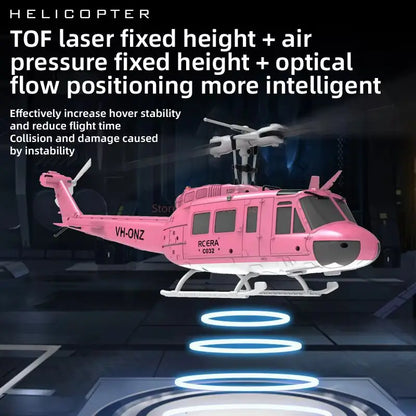 2.4G Hot UH-1 Huey 2.4G remote control helicopter six-channel six-axis gyroscope one-button inverted aerobatic helicopter model