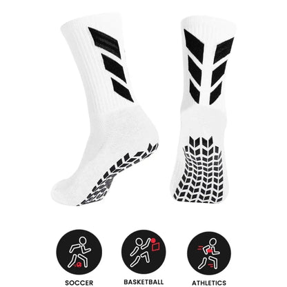 1 pair of socks football socks men's anti slip hospital yoga anti slip training sports socks