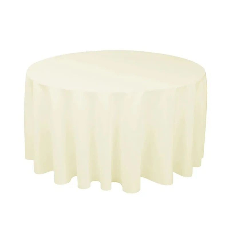 1pcs, 63in/71in/86.6in, Thickened round Tablecloth, Suitable for Hotel, Wedding Banquet, Home and Other Desktop Decoration